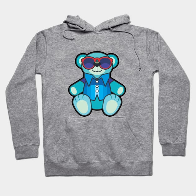 Relaxing Teddy Bear Hoodie by Vector-Artist